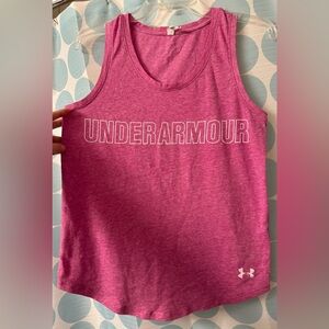 UA Under Armour Tank Top, Pink, Size S